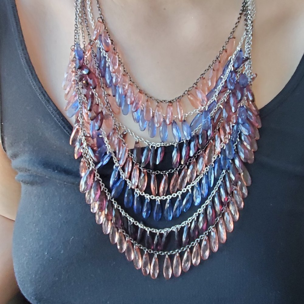 Anthropologie Multi-Tier Bead Necklace